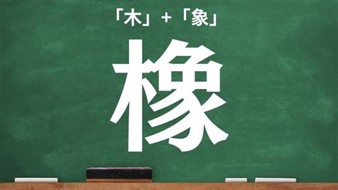 木 象|木へんに象の読み方は？「橡」の5つの音読み訓読み